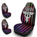 Nurse Car Seat Covers Custom American Flag Car Accessories Great - Gearcarcover - 4
