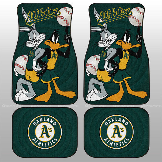 Oakland Athletics Car Floor Mats Custom Car Accessories - Gearcarcover - 1