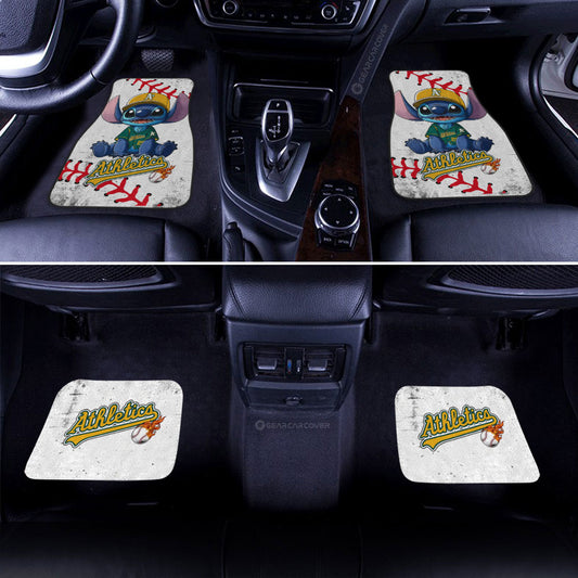 Oakland Athletics Car Floor Mats Stitch Theme Collection - Gearcarcover - 2