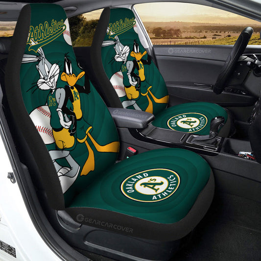 Oakland Athletics Car Seat Covers Custom Car Accessories - Gearcarcover - 2