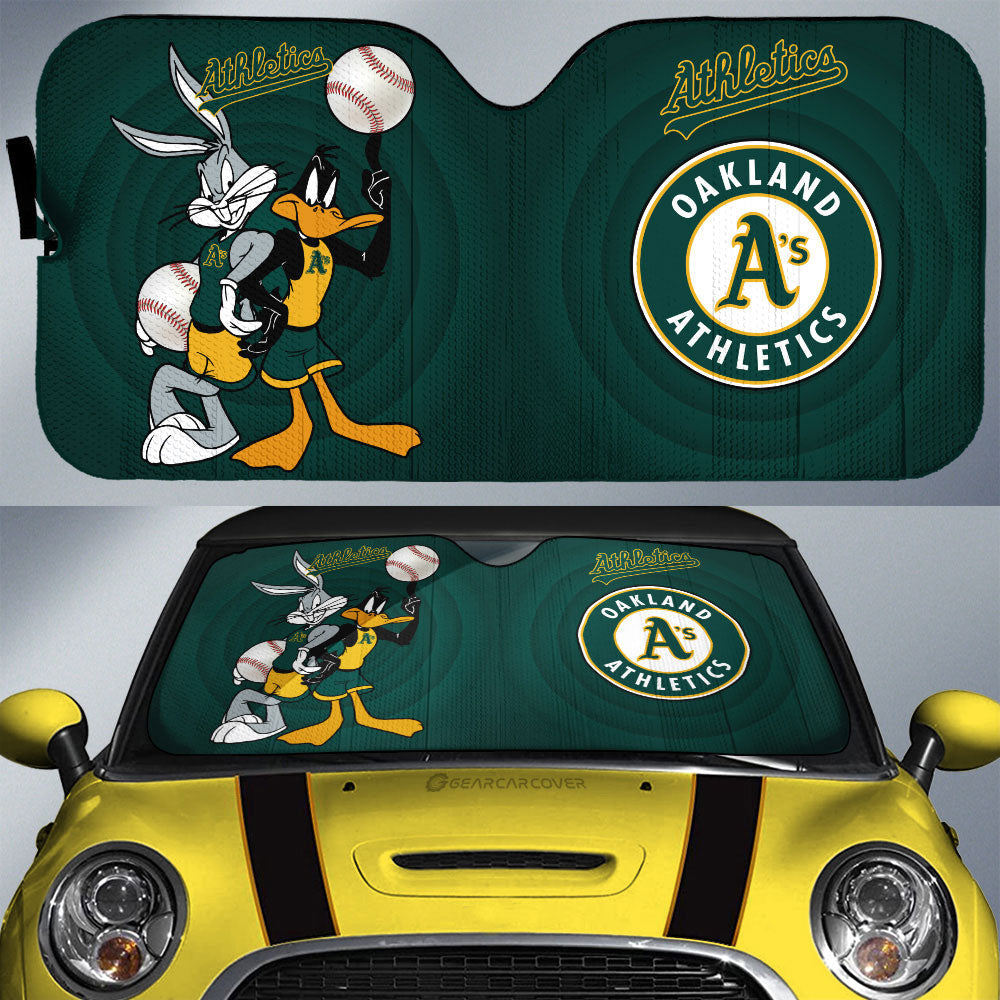 Oakland Athletics Car Sunshade Custom Car Accessories - Gearcarcover - 1