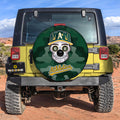Oakland Athletics Spare Tire Covers Camera Hole Skull Theme Collection - Gearcarcover - 3