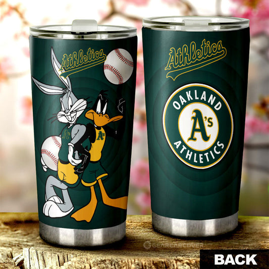 Oakland Athletics Tumbler Cup Custom Car Accessories - Gearcarcover - 1