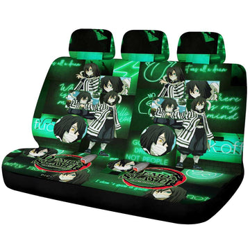 Obanai Iguro Car Back Seat Cover Custom - Gearcarcover - 1