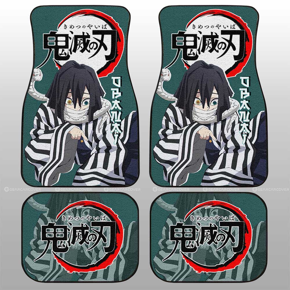 Obanai Iguro Car Floor Mats Custom Car Accessories - Gearcarcover - 1