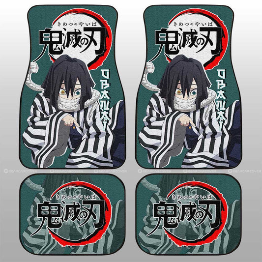 Obanai Iguro Car Floor Mats Custom Demon Slayer Anime Car Accessories - Gearcarcover - 1