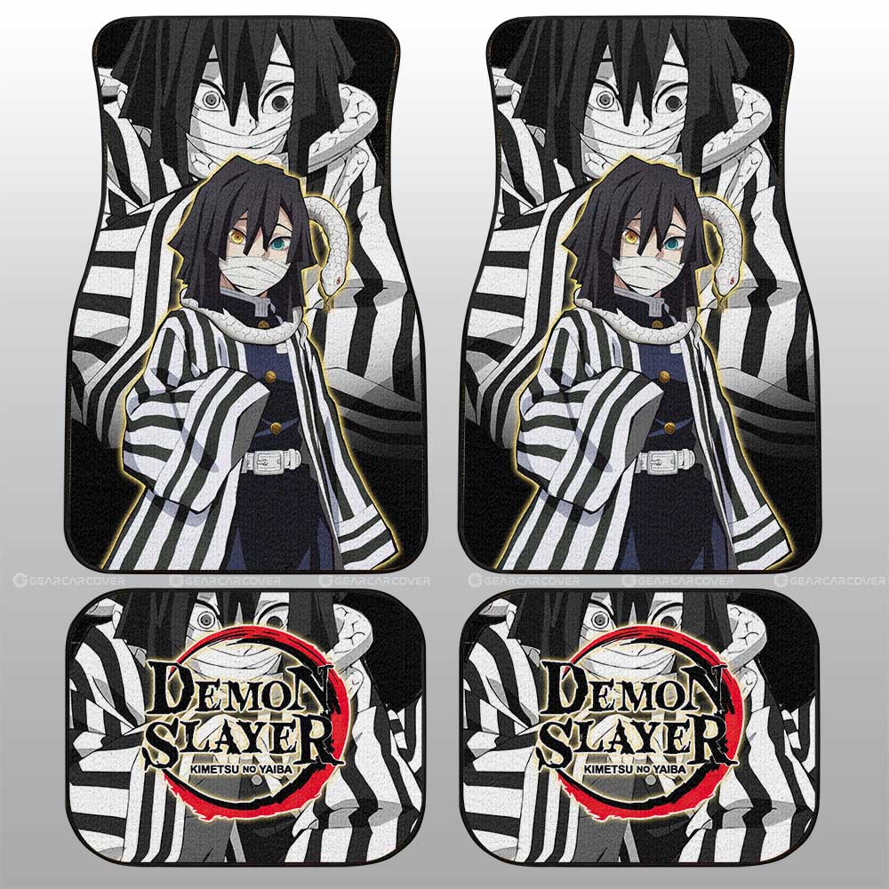 Obanai Iguro Car Floor Mats Custom Demon Slayer Anime Car Accessories - Gearcarcover - 1