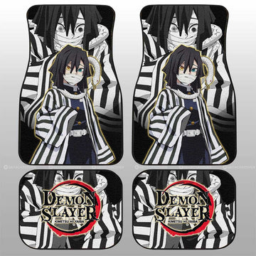 Obanai Iguro Car Floor Mats Custom Demon Slayer Anime Car Accessories - Gearcarcover - 1