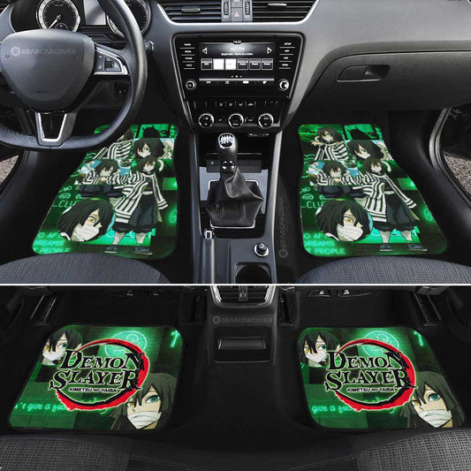 Obanai Iguro Car Floor Mats Custom - Gearcarcover - 2