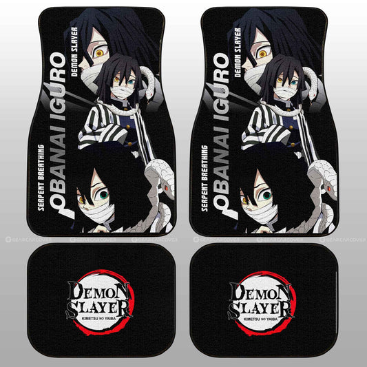 Obanai Iguro Car Floor Mats Custom - Gearcarcover - 2