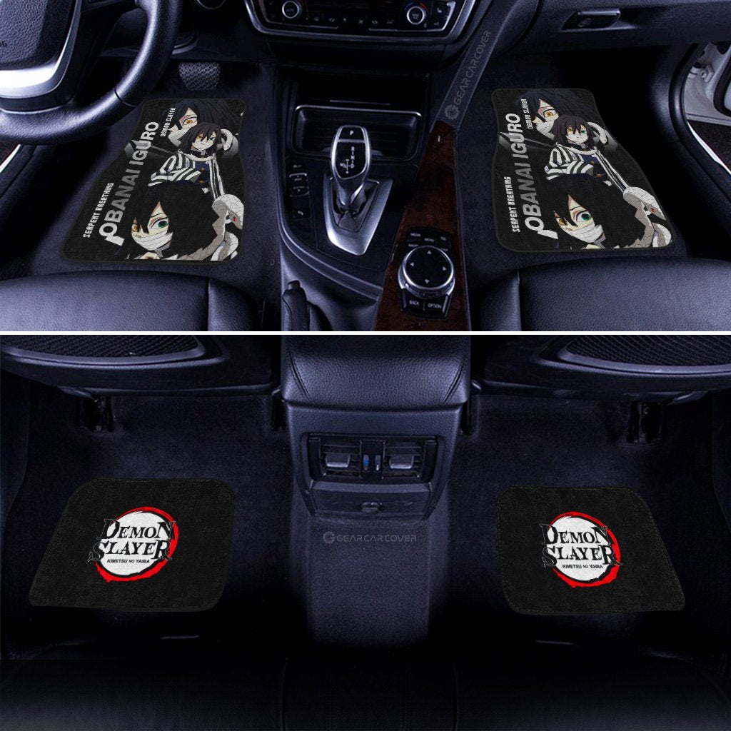 Obanai Iguro Car Floor Mats Custom - Gearcarcover - 3