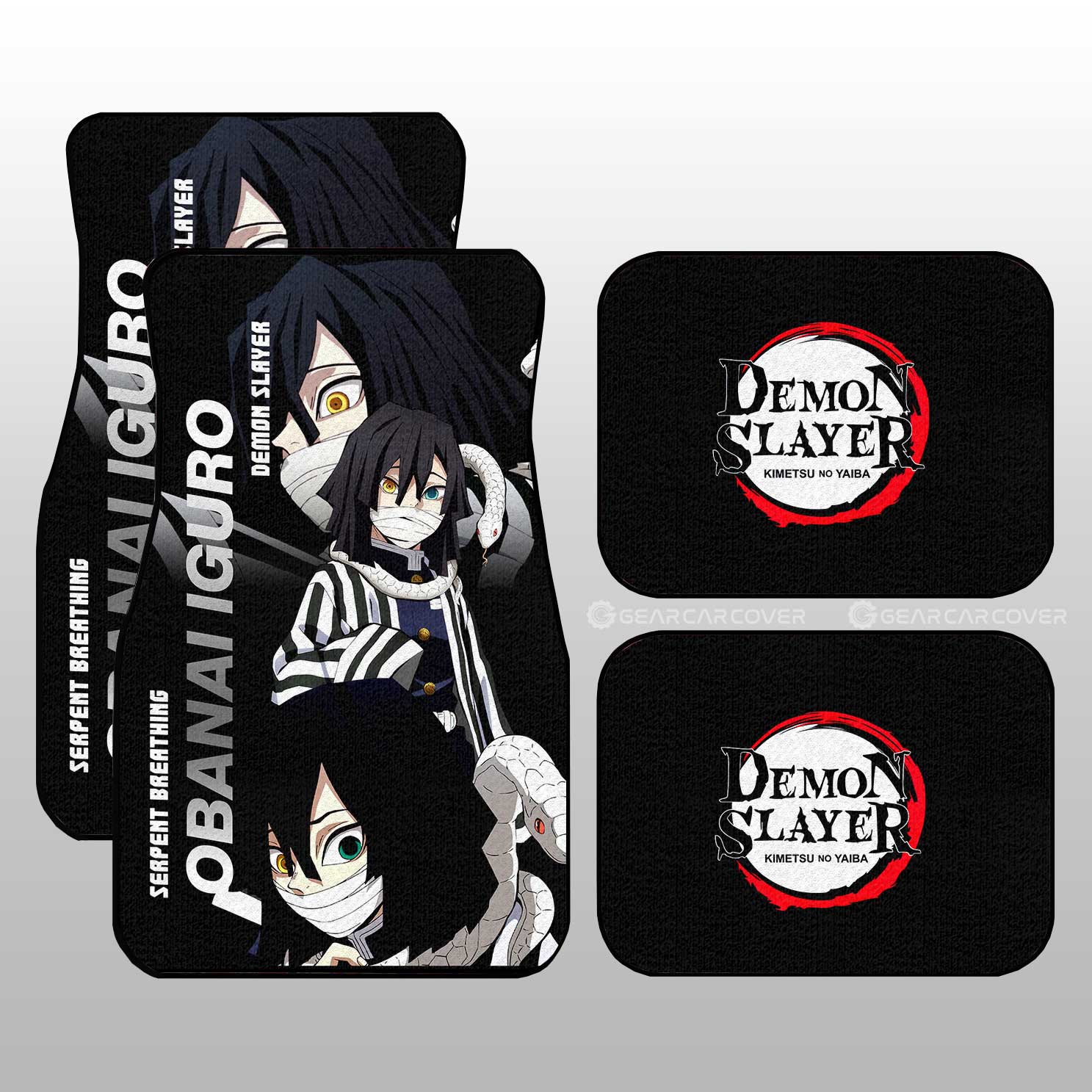 Obanai Iguro Car Floor Mats Custom - Gearcarcover - 1