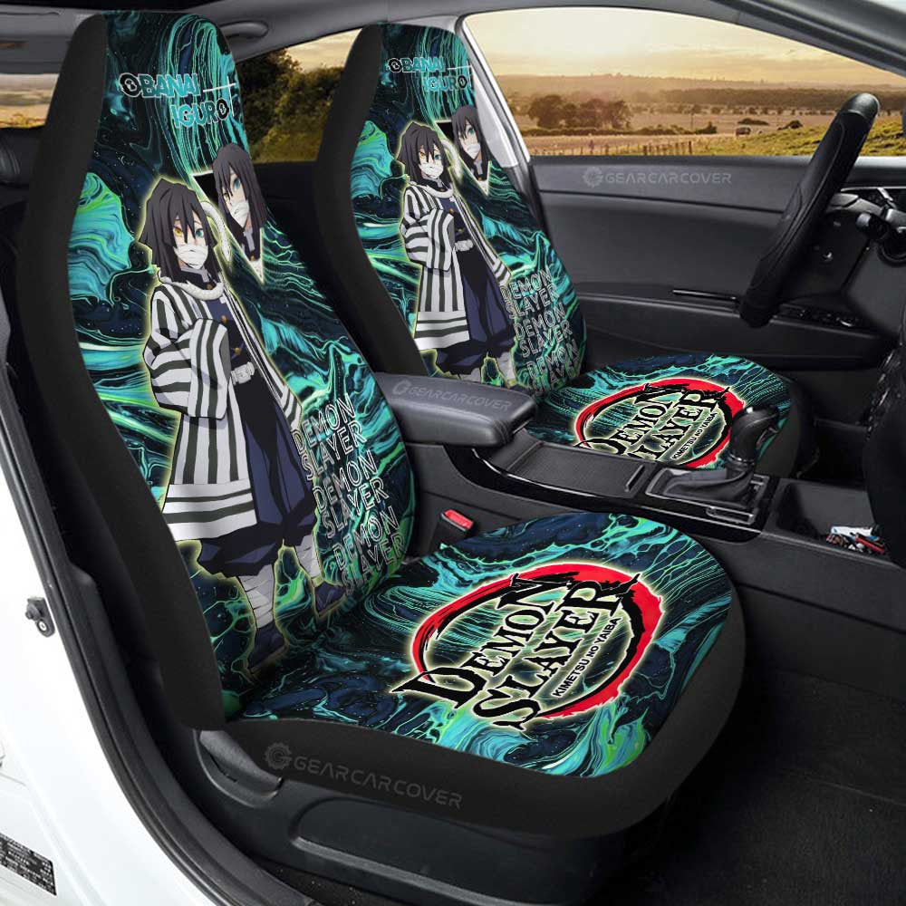 Obanai Iguro Car Seat Covers Custom Car Accessories For Fans - Gearcarcover - 1