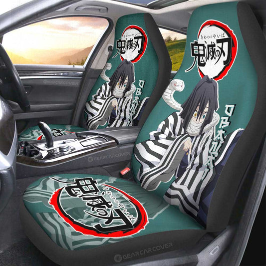 Obanai Iguro Car Seat Covers Custom Demon Slayer Anime Car Accessories - Gearcarcover - 1