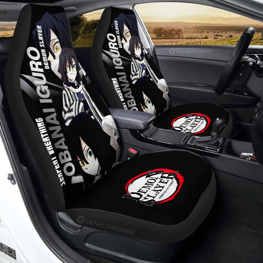 Obanai Iguro Car Seat Covers Custom - Gearcarcover - 1