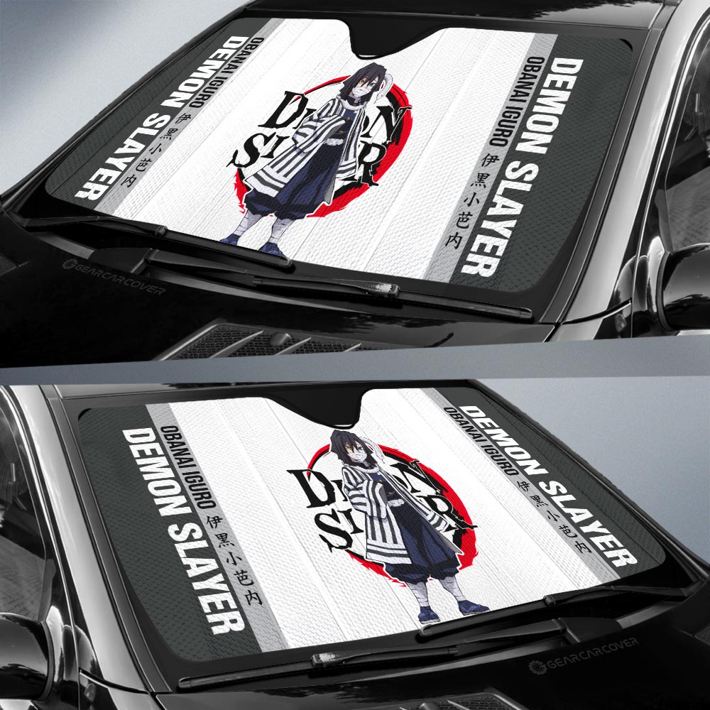 Obanai Iguro Car Sunshade Custom Car Accessories For Fans - Gearcarcover - 2