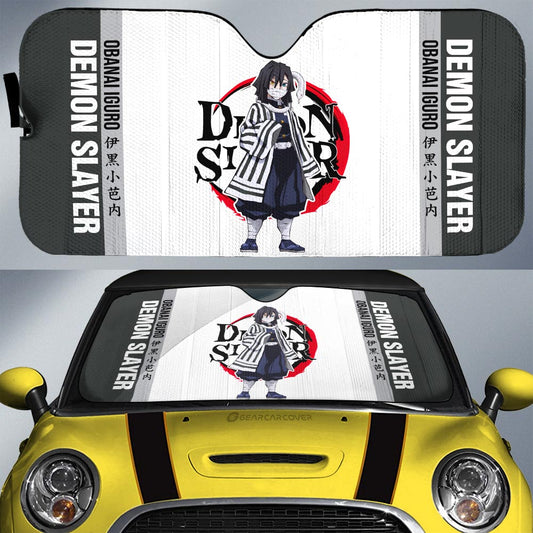 Obanai Iguro Car Sunshade Custom Car Accessories For Fans - Gearcarcover - 1