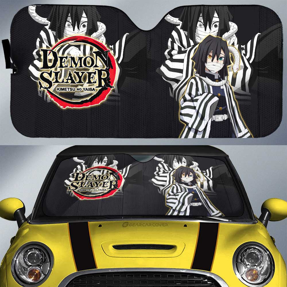 Obanai Iguro Car Sunshade Custom Demon Slayer Anime Car Accessories - Gearcarcover - 1