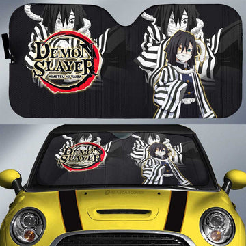 Obanai Iguro Car Sunshade Custom Demon Slayer Anime Car Accessories - Gearcarcover - 1