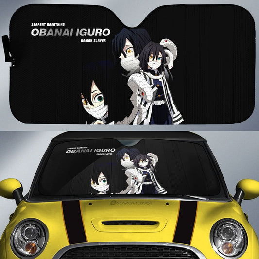 Obanai Iguro Car Sunshade Custom - Gearcarcover - 1