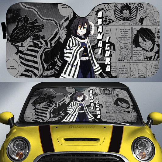 Obanai Iguro Car Sunshade Custom Mix Mangas - Gearcarcover - 1