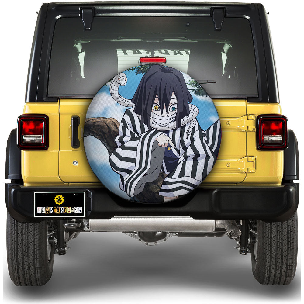 Obanai Iguro Spare Tire Cover Custom Car Accessoriess - Gearcarcover - 1