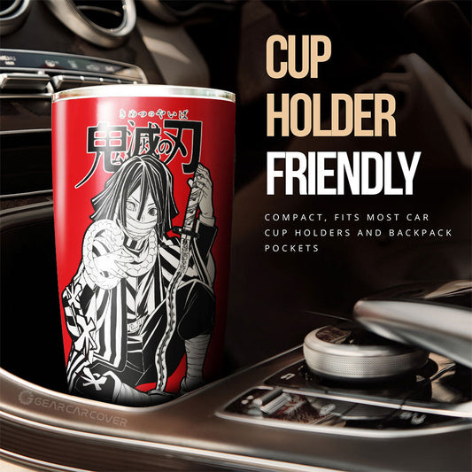 Obanai Iguro Tumbler Cup Custom Car Accessories Manga Style For Fans - Gearcarcover - 2