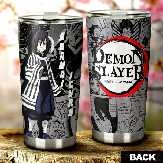 Obanai Iguro Tumbler Cup Custom Mix Mangas - Gearcarcover - 1