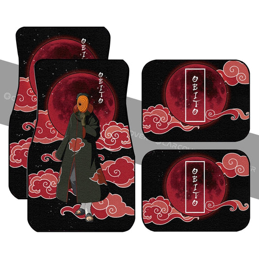 Obito Akatsuki Car Floor Mats Custom Anime Car Accessories - Gearcarcover - 1