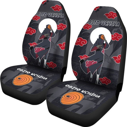 Obito Akatsuki Car Seat Covers Custom Anime Car Accessories - Gearcarcover - 2