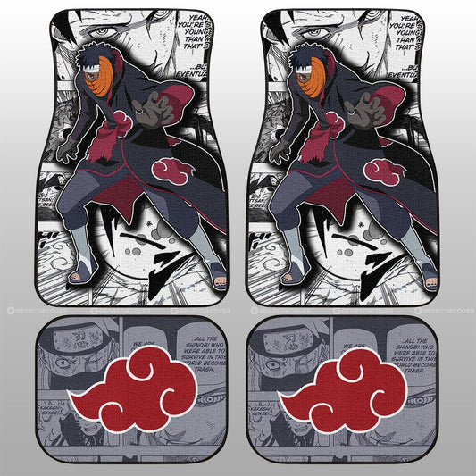 Obito Car Floor Mats Custom Anime Car Accessories Mix Manga - Gearcarcover - 2