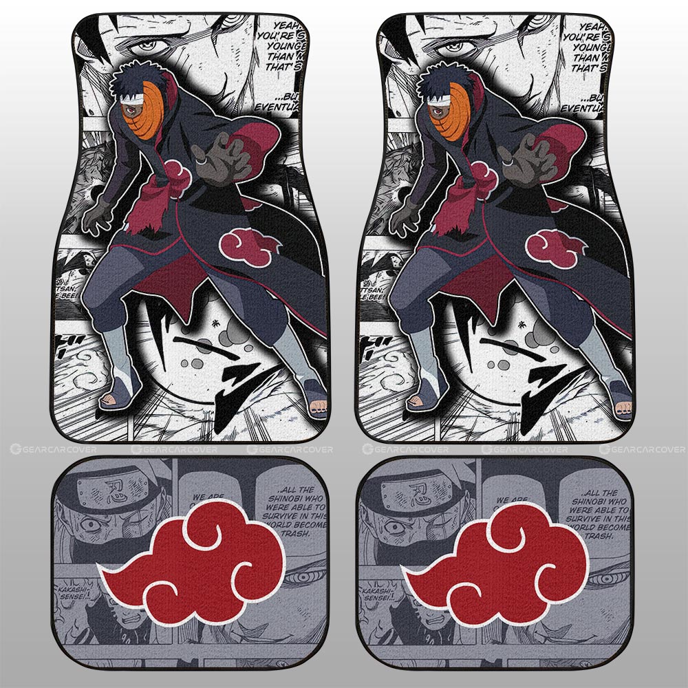 Obito Car Floor Mats Custom Car Accessories Mix Manga - Gearcarcover - 2