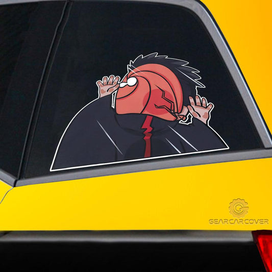 Obito Hitting Glass Car Sticker Custom Naru Car Funny Accessories - Gearcarcover - 2