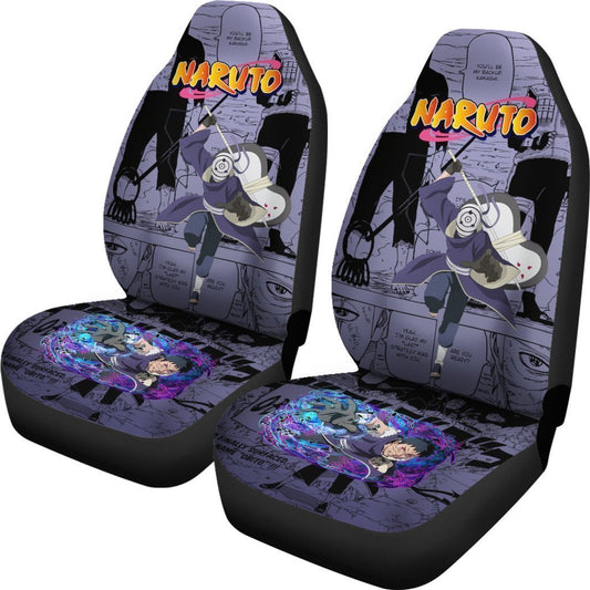 Obito Jutsu Car Seat Covers Custom Manga Anime Car Accessories - Gearcarcover - 2