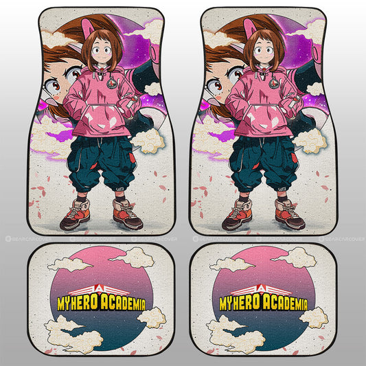Ochaco Uraraka Car Floor Mats Anime Collection - Gearcarcover - 1