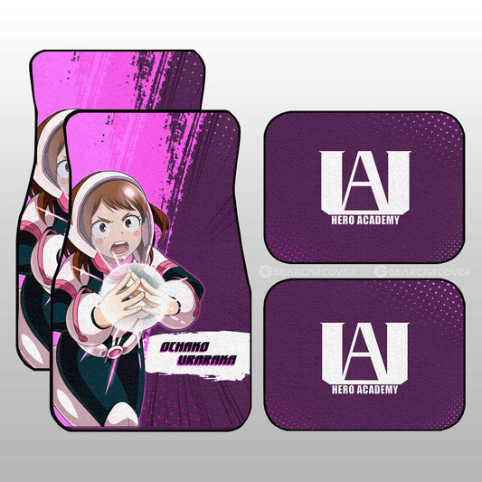 Ochaco Uraraka Car Floor Mats Custom For Fans - Gearcarcover - 1
