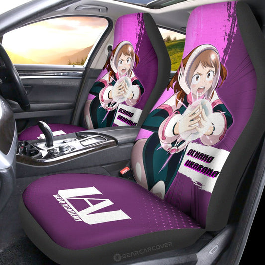 Ochaco Uraraka Car Seat Covers Custom For Fans - Gearcarcover - 2