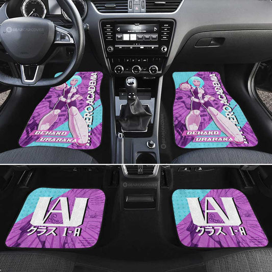 Ochako Uraraka Car Floor Mats Custom Car Interior Accessories - Gearcarcover - 2