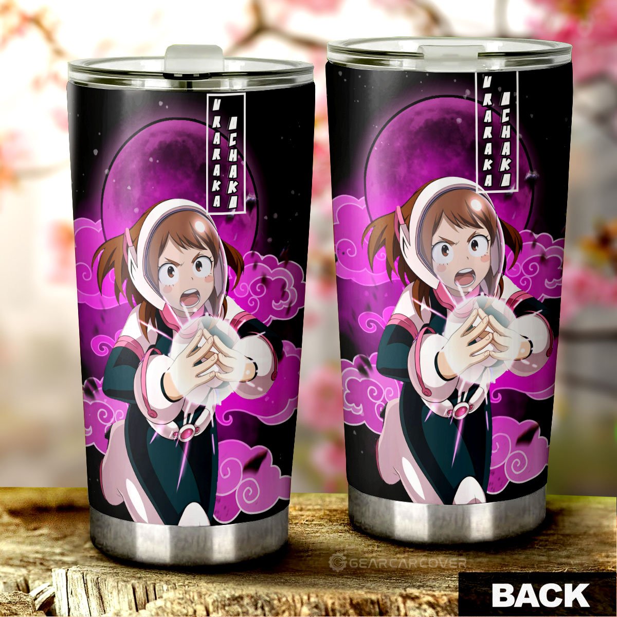 Ochako Uraraka Tumbler Cup Custom Car Interior Accessories - Gearcarcover - 3