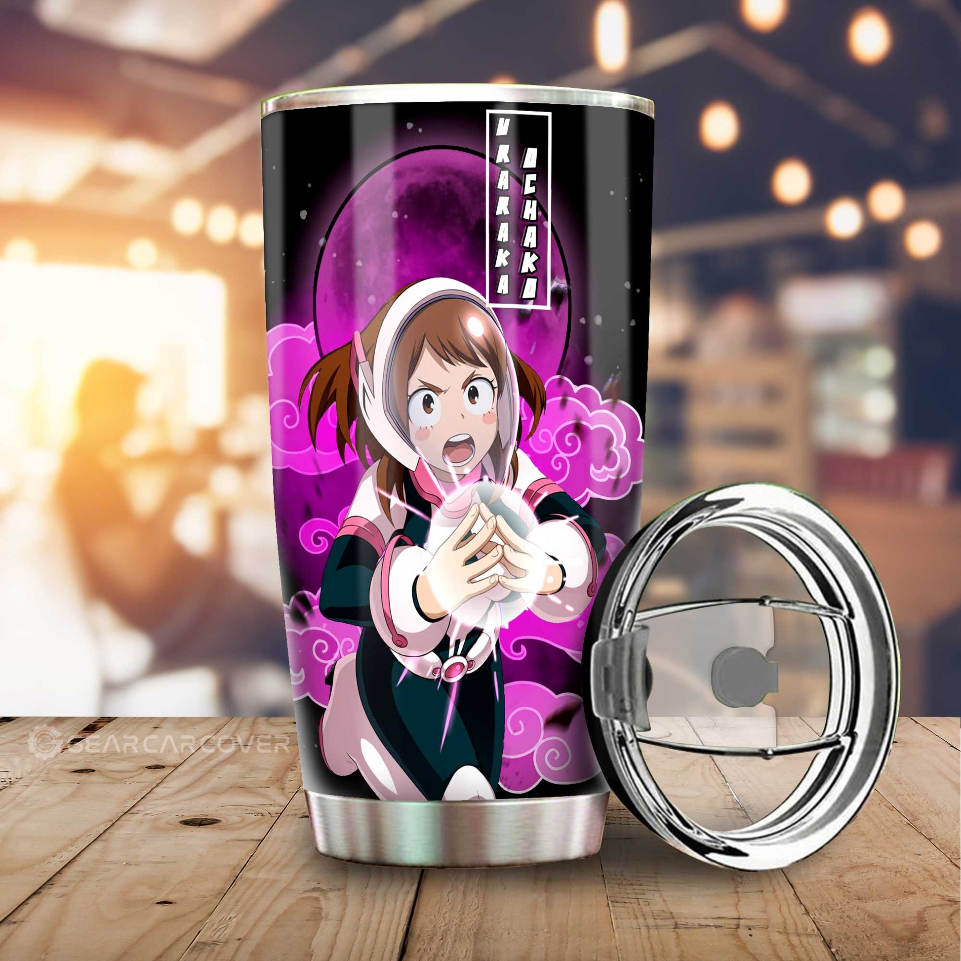 Ochako Uraraka Tumbler Cup Custom Car Interior Accessories - Gearcarcover - 1