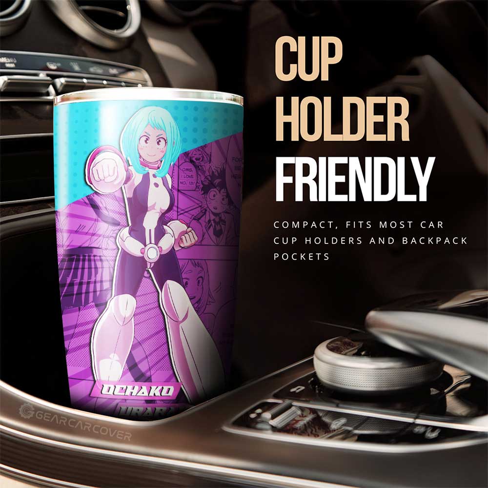 Ochako Uraraka Tumbler Cup Custom Car Interior Accessories - Gearcarcover - 3