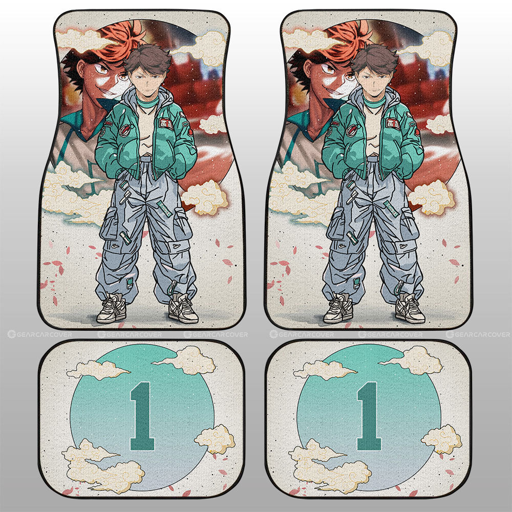 Oikawa Tooru Car Floor Mats Anime Collection - Gearcarcover - 1
