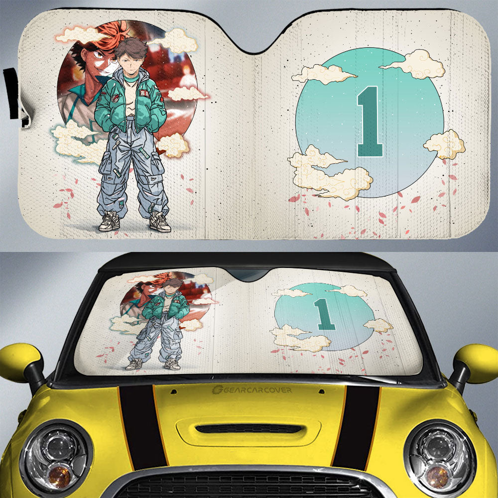 Oikawa Tooru Car Sunshade Anime Collection - Gearcarcover - 1