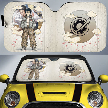 Okabe Rintarou Car Sunshade Anime Collection - Gearcarcover - 1