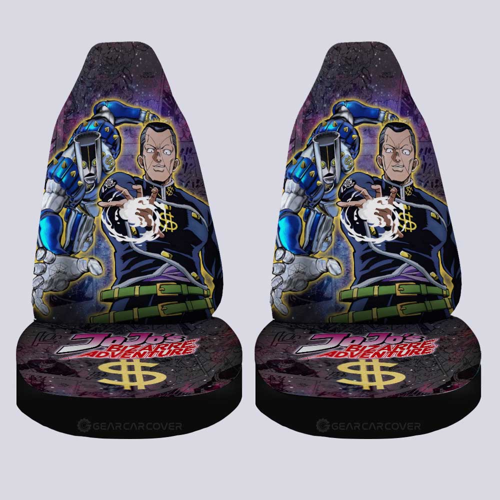 Okuyasu Nijimura Car Seat Covers Custom Galaxy Manga JJBA - Gearcarcover - 4