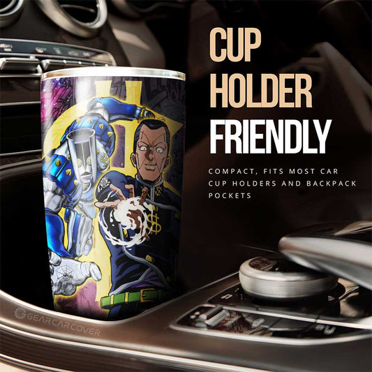 Okuyasu Nijimura Tumbler Cup Custom Galaxy Manga JJBA - Gearcarcover - 2