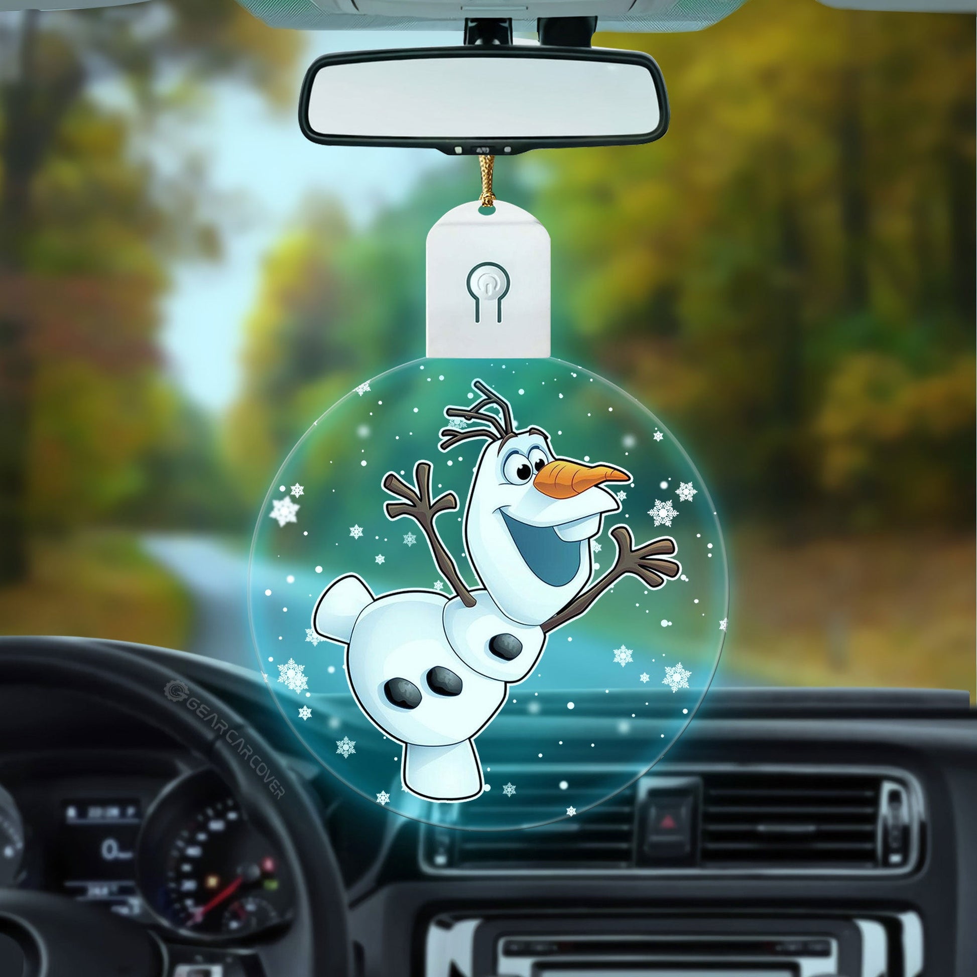 Olaf Led Ornament Custom Car Decorations - Gearcarcover - 3