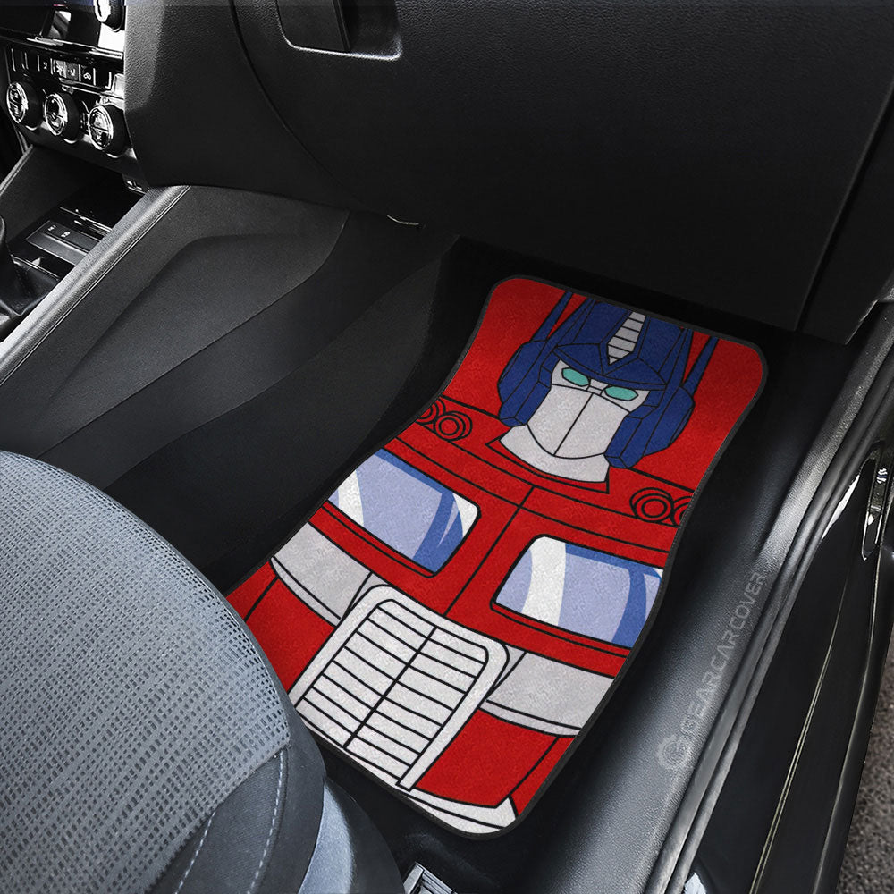 Optimus Prime Car Floor Mats Custom Transformer Car Accessories - Gearcarcover - 3