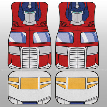 Optimus Prime Car Floor Mats Custom Transformer Car Accessories - Gearcarcover - 1