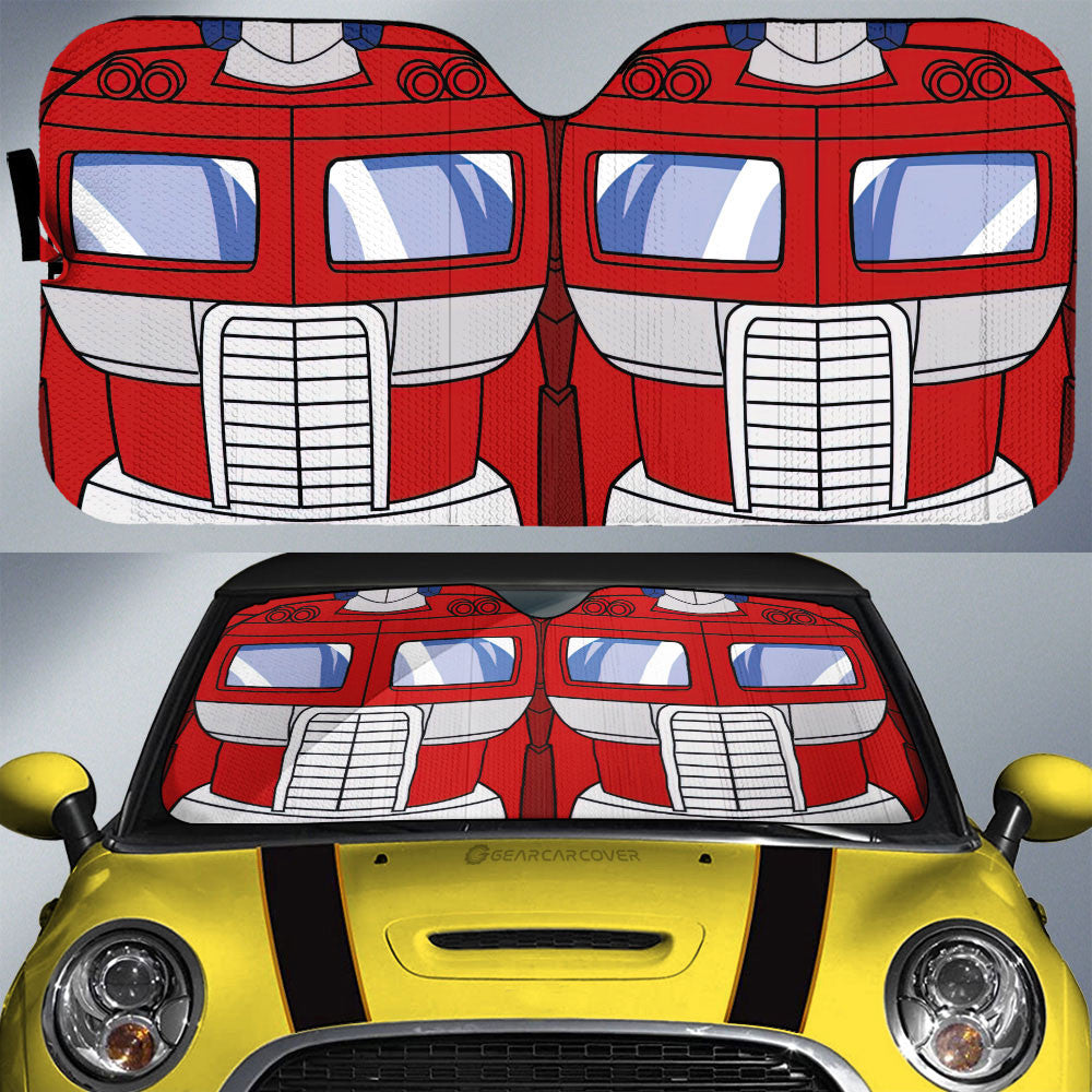 Optimus Prime Car Sunshade Custom Transformer Car Accessories - Gearcarcover - 1